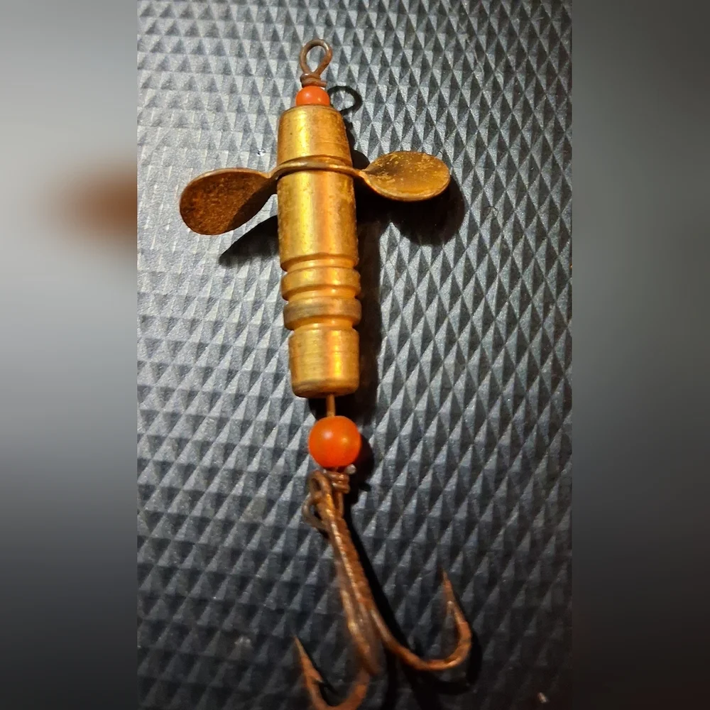 Vintage Brass Devon Minnow